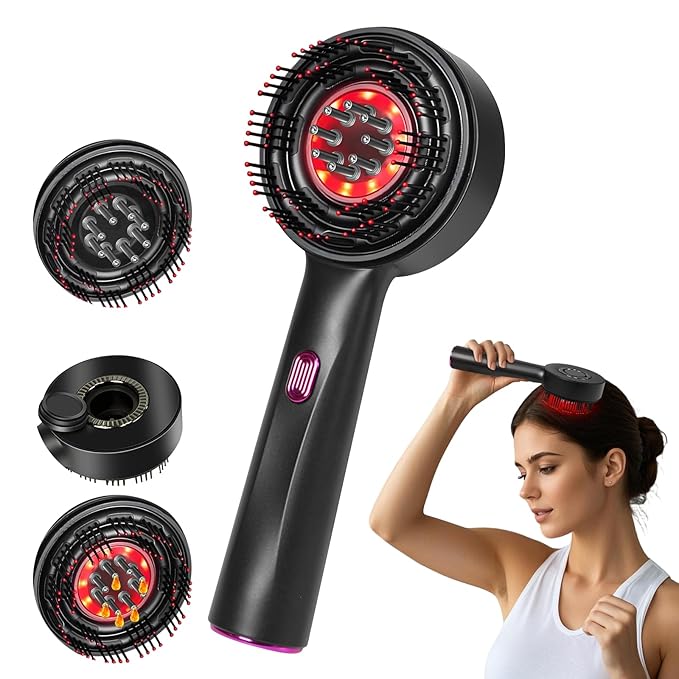 3 in 1 Electric Scalp Massage Comb - Luren Store