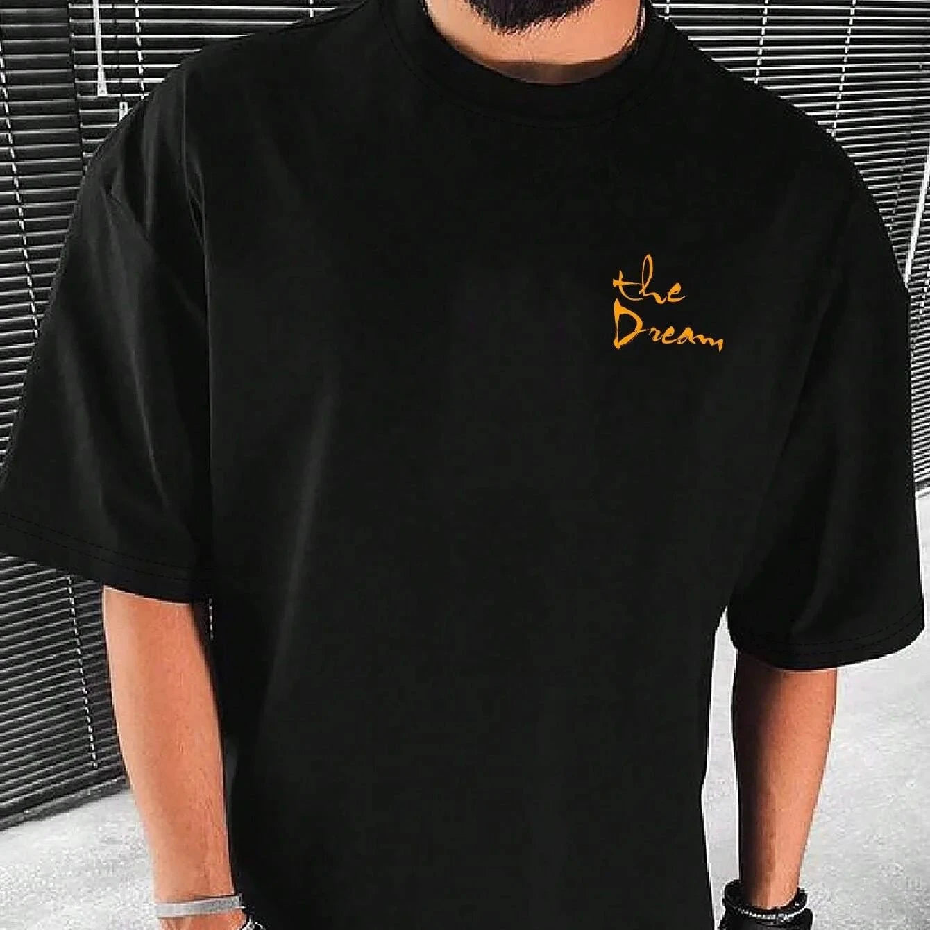 Dream Life Men's Cotton Streetwear Tee