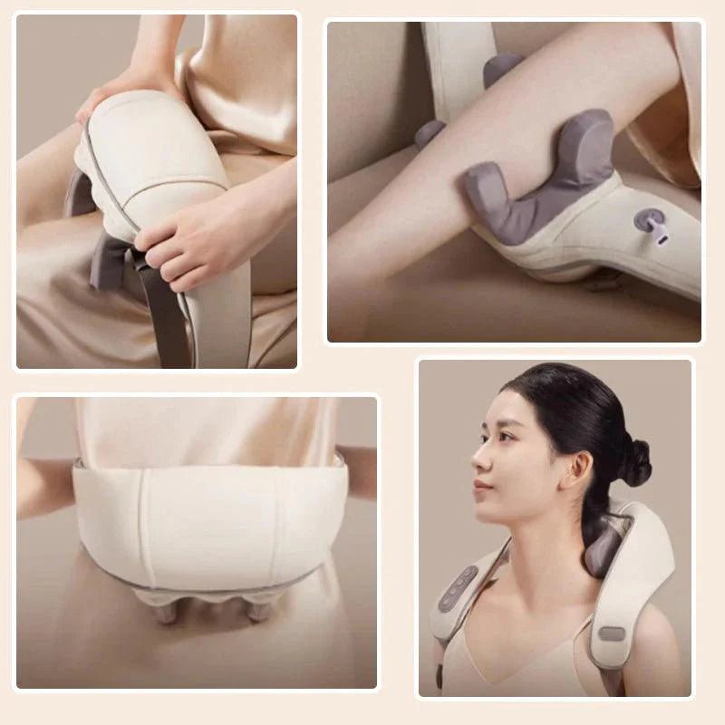 Kneading massager with heating effect | ThermoRelax - v2023b - Luren Store