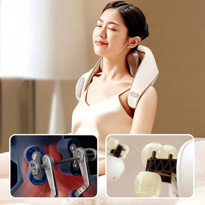 Kneading massager with heating effect | ThermoRelax - v2023b - Luren Store