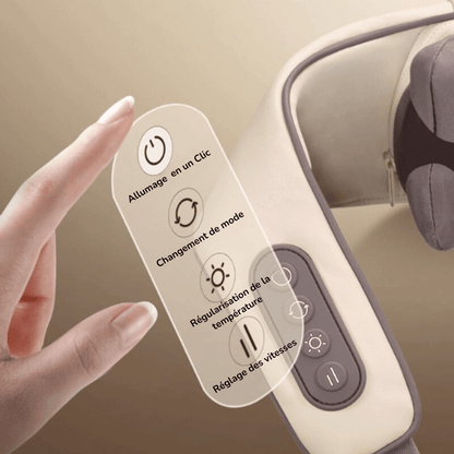 Kneading massager with heating effect | ThermoRelax - v2023b - Luren Store