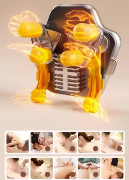 Kneading massager with heating effect | ThermoRelax - v2023b - Luren Store