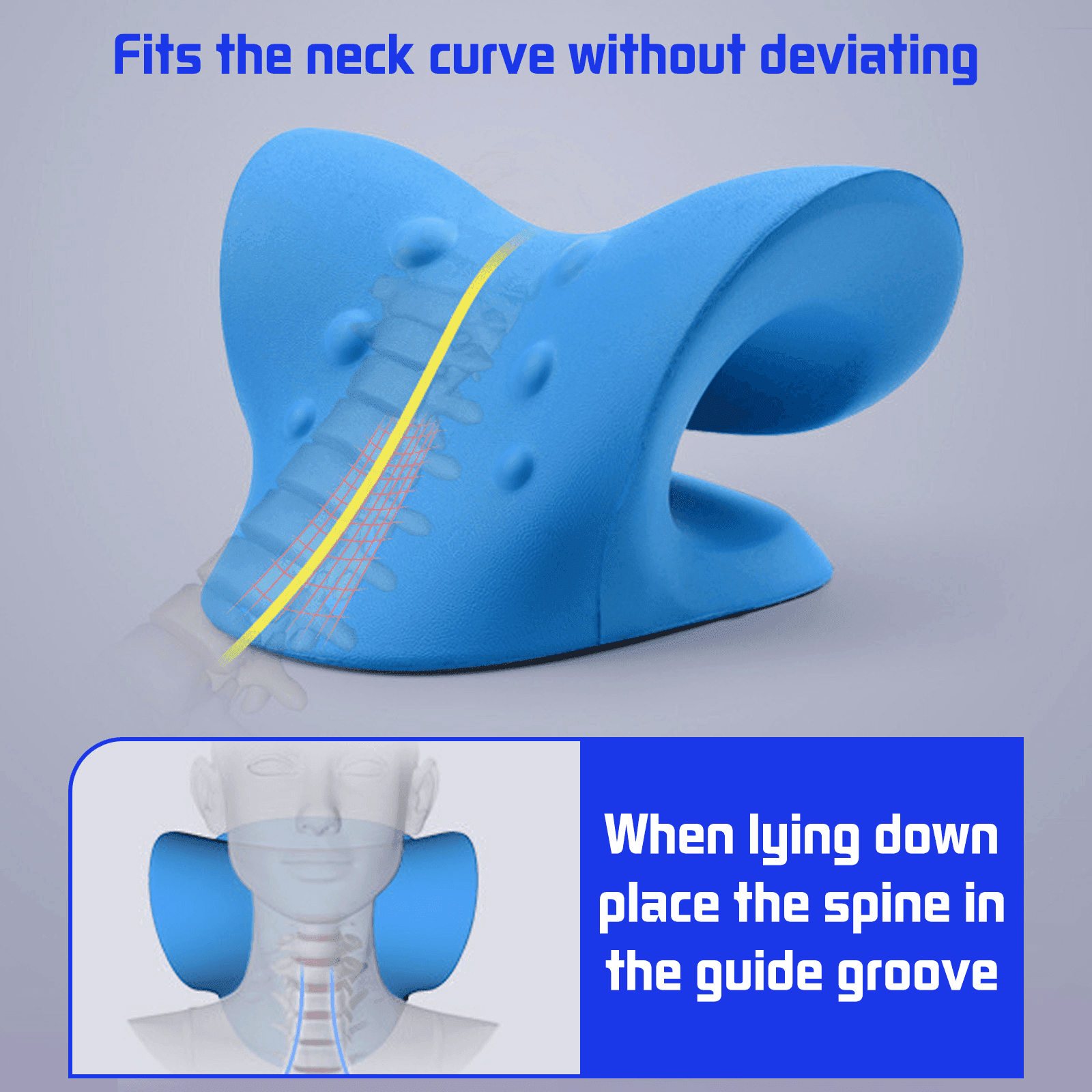 Massage pillow to treat neck pain - Luren Store