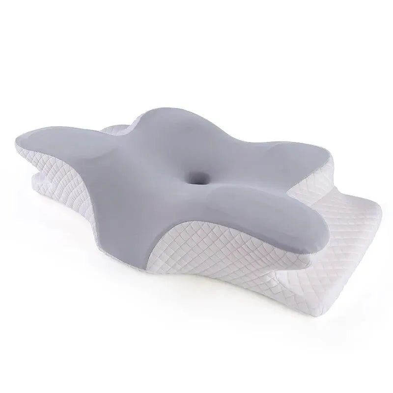 Memory cotton butterfly shaped pillow Slow rebound cow horn pillow Cervical pillow - Luren Store