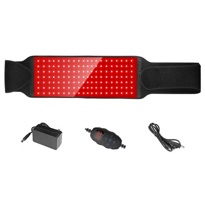 NEW 140PCS LED Red Light Therapy Belt Infrared Light Therapy Wrap660nm&850nm for Body with Timer Back Shoulder Waist Pain Relief - Luren Store