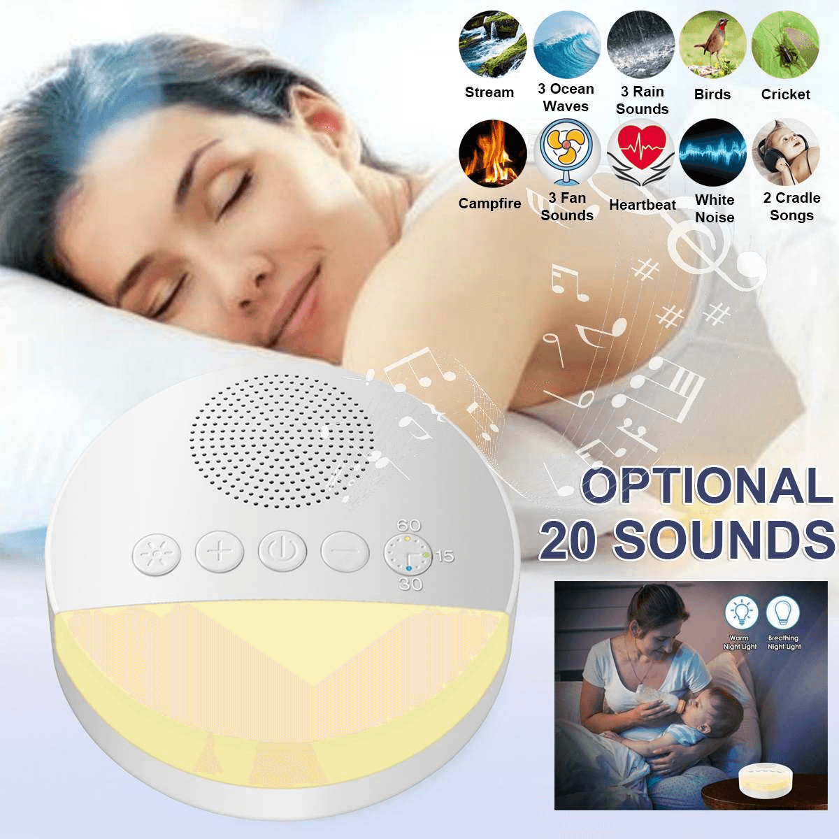 Relaxing Sound Speaker for Sleeping - Luren Store