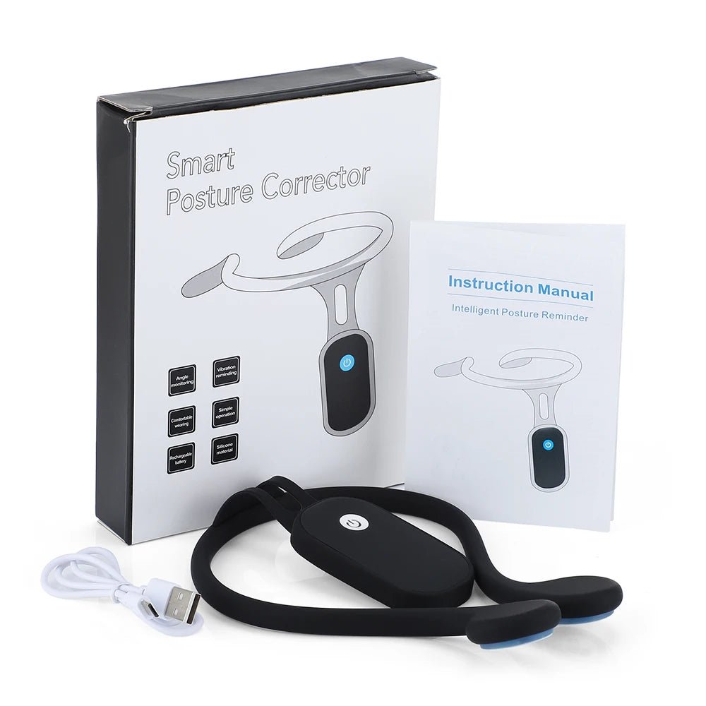 Smart Posture Corrector Device Posture Training Realtime Scientific Back Posture Correct Neck Hump Corrector Adult Kid Health - Luren Store