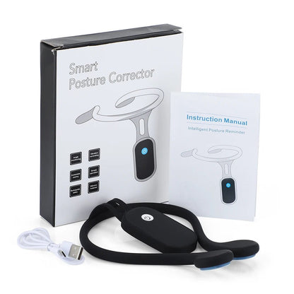 Smart Posture Corrector Device Posture Training Realtime Scientific Back Posture Correct Neck Hump Corrector Adult Kid Health - Luren Store