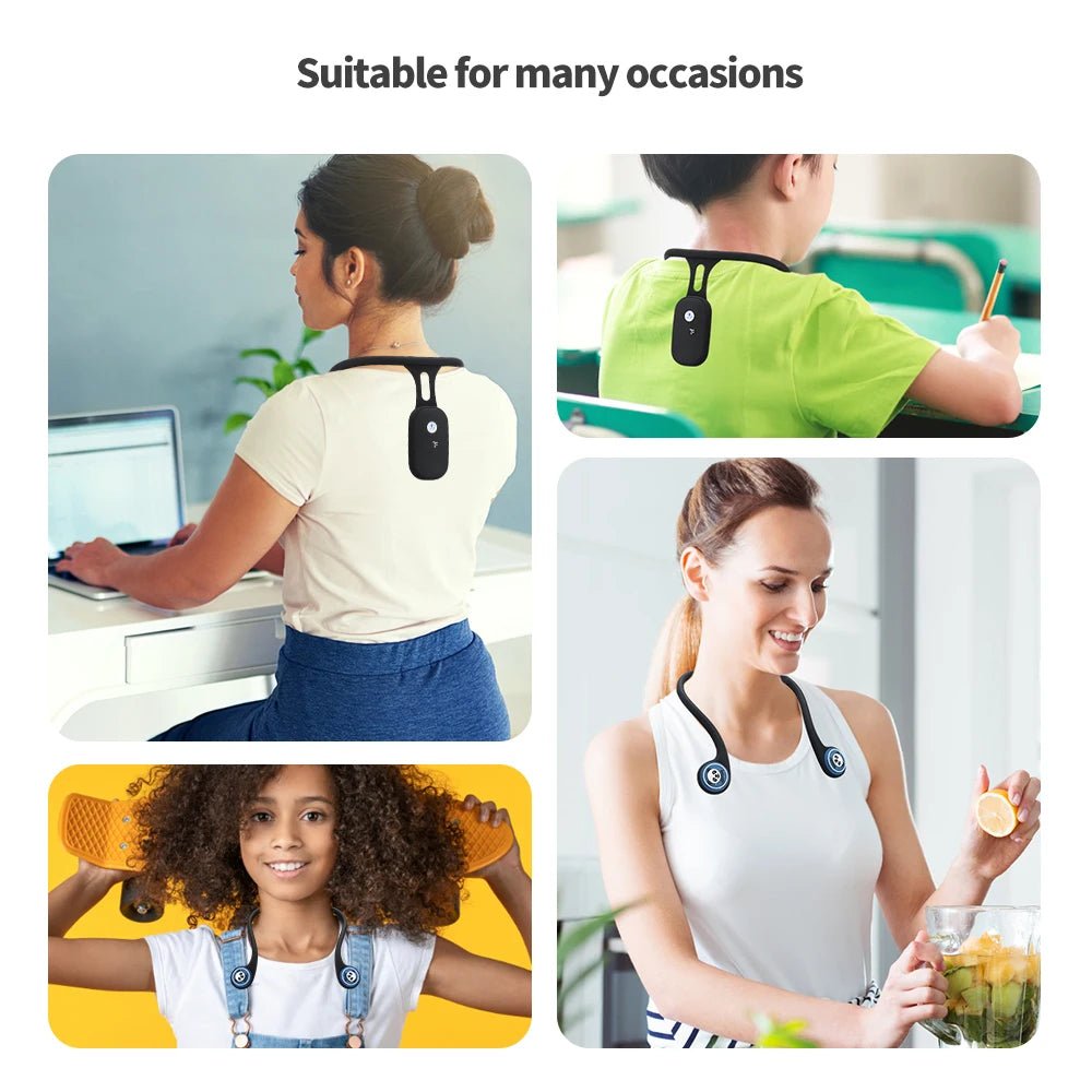 Smart Posture Corrector Device Posture Training Realtime Scientific Back Posture Correct Neck Hump Corrector Adult Kid Health - Luren Store