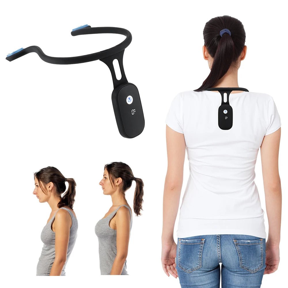 Smart Posture Corrector Device Posture Training Realtime Scientific Back Posture Correct Neck Hump Corrector Adult Kid Health - Luren Store