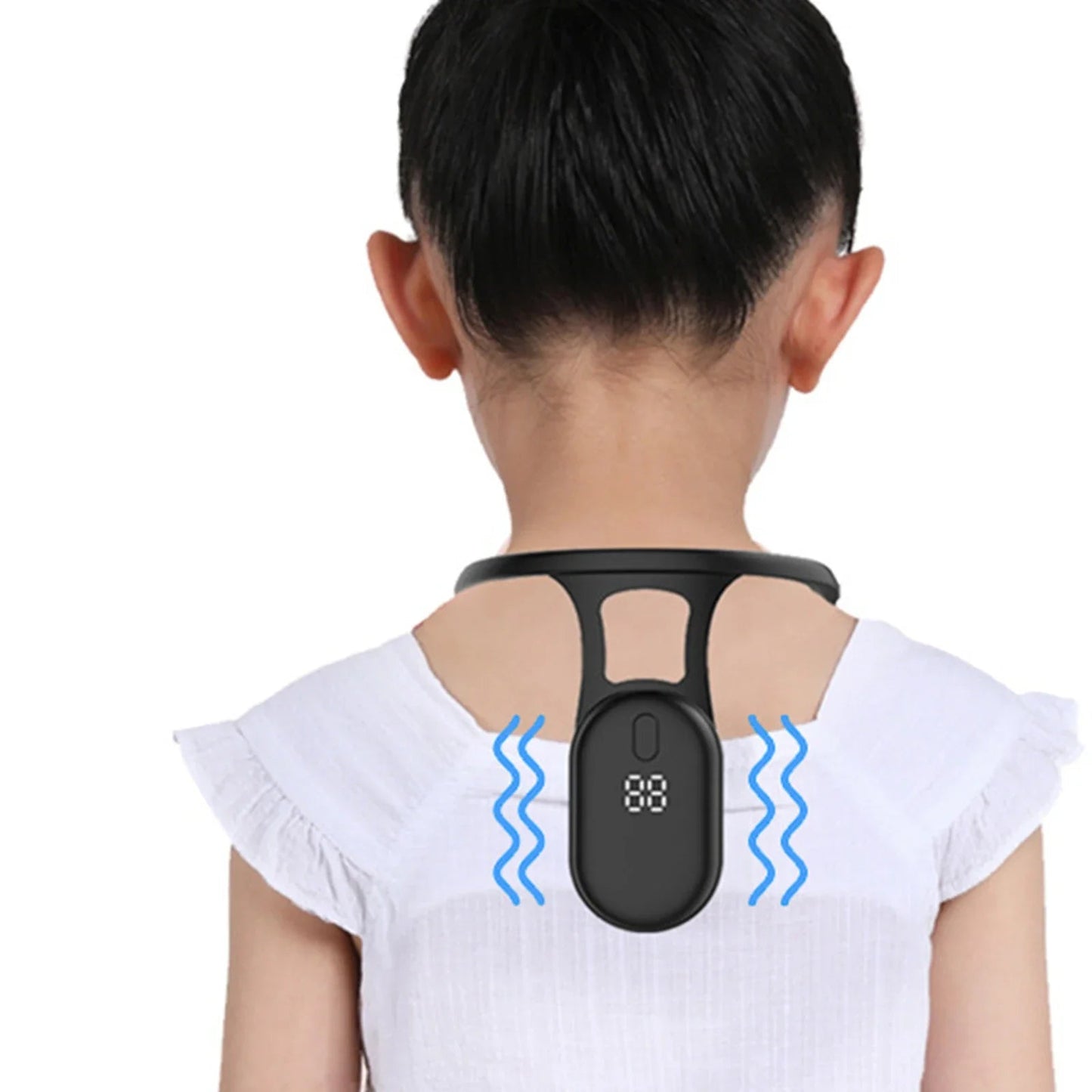 Smart Posture Corrector Miicro Vibration Posture Training Reminder Sensor Back Posture Neck Hump Corrector for Adult Kids - Luren Store