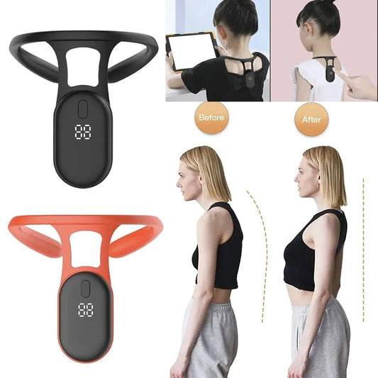 Smart Posture Corrector Miicro Vibration Posture Training Reminder Sensor Back Posture Neck Hump Corrector for Adult Kids - Luren Store